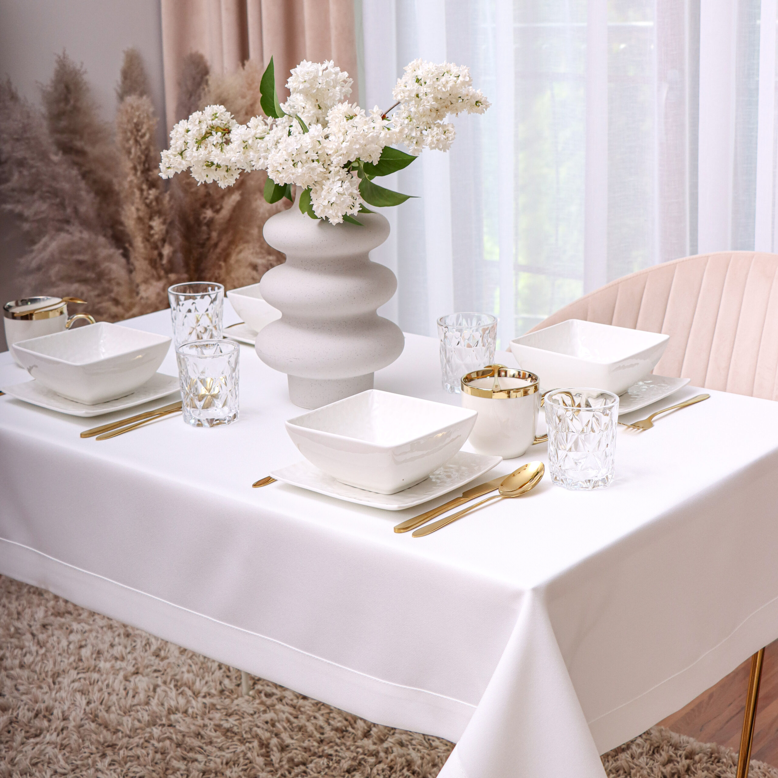 Obrus Panama – Biel Śmietankowa Obrus Panama – Biel Śmietankowa