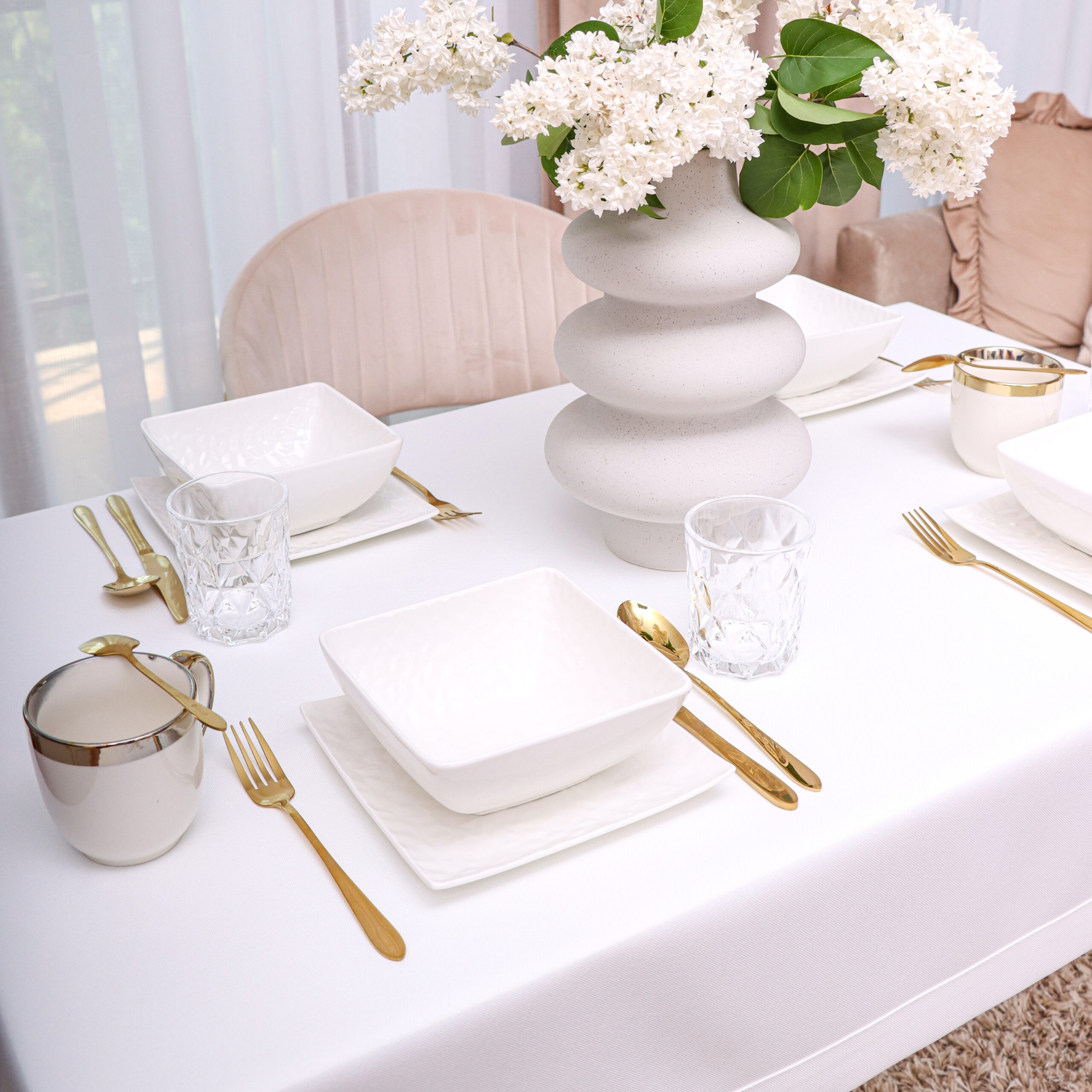 Obrus Panama – Biel Śmietankowa Obrus Panama – Biel Śmietankowa