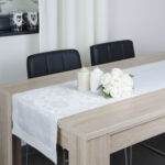 Tkanina matowa, gładka, dekoracyjna Panama Beż