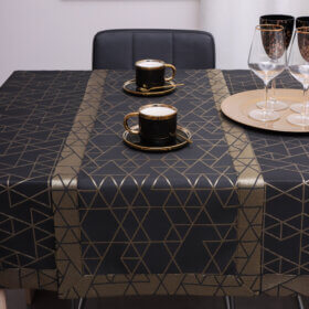 Bieżnik TOKYO – Czarno Złoty