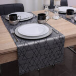 Bieżnik TOKYO – Czarno Srebrny Bieżnik TOKYO – Czarno Srebrny