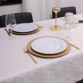 Obrus nowoczesny TOKYO – złoty Obrus nowoczesny TOKYO – złoty
