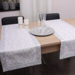 Bieżnik TOKYO – Biało srebrny Bieżnik TOKYO – Biało srebrny