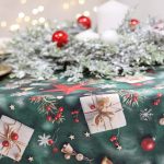 Obrus świąteczny – Zielone dekoracje Obrus świąteczny – Zielone dekoracje