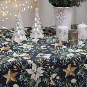 Obrus świąteczny – Złote gwiazdy Obrus świąteczny – Złote gwiazdy