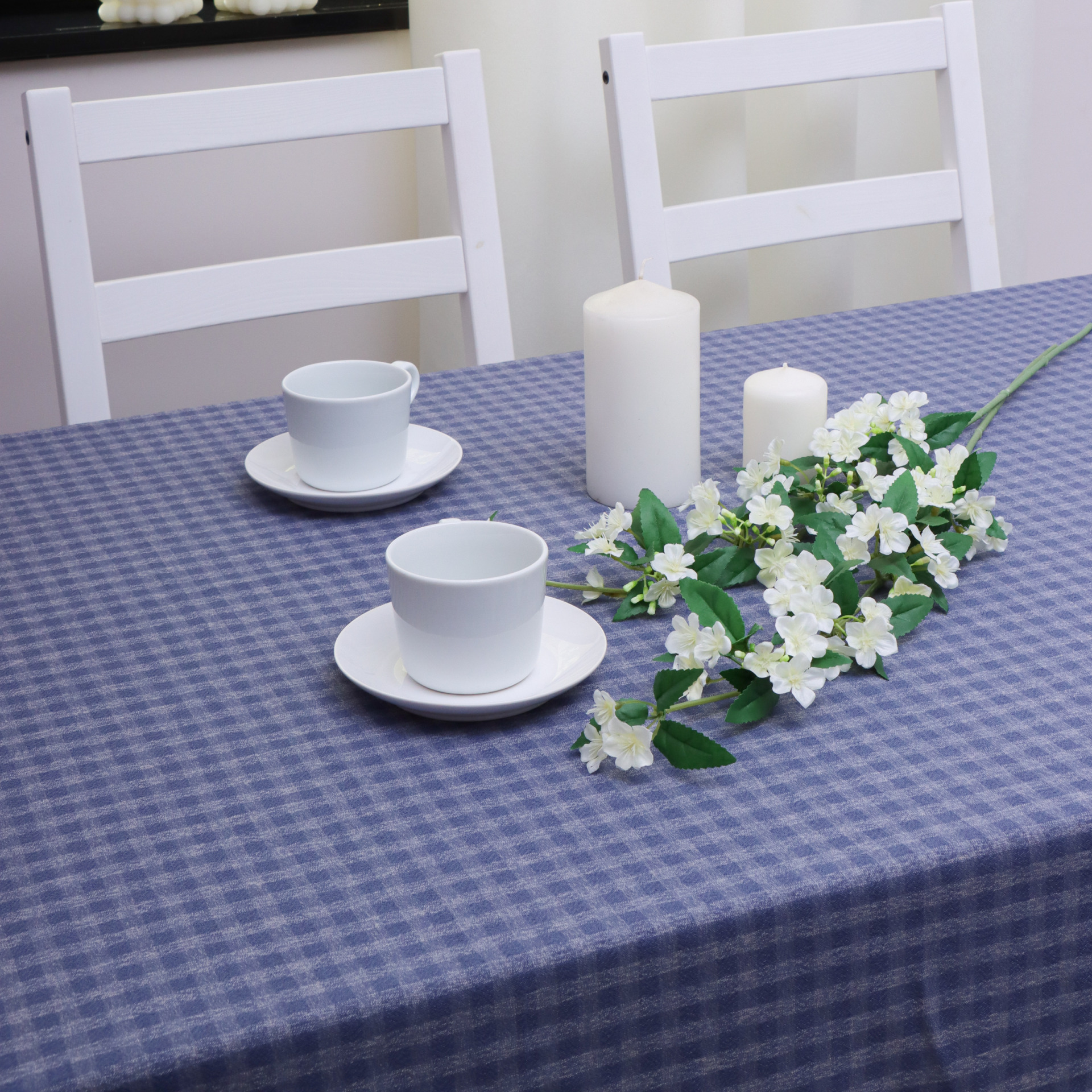 Obrus Palermo – Krata Niebieski Obrus Palermo – Krata Niebieski