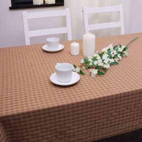 Obrus Palermo – Krata Brąz Obrus Palermo – Krata Brąz