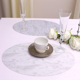 Podkładka na stół owal- Srebrna Chmurka