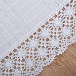 Obrus bawełniany z koronką- Biały Obrus bawełniany z koronką- Biały