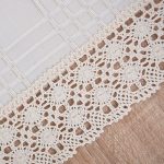 Obrus bawełniany z koronką- Naturalny Obrus bawełniany z koronką- Naturalny