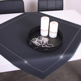 Serweta Glamour – Grafit Srebrne dżety Serweta Glamour – Grafit Srebrne dżety