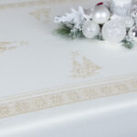 Obrus Świąteczny BN17 – Beż Obrus Świąteczny BN17 – Beż