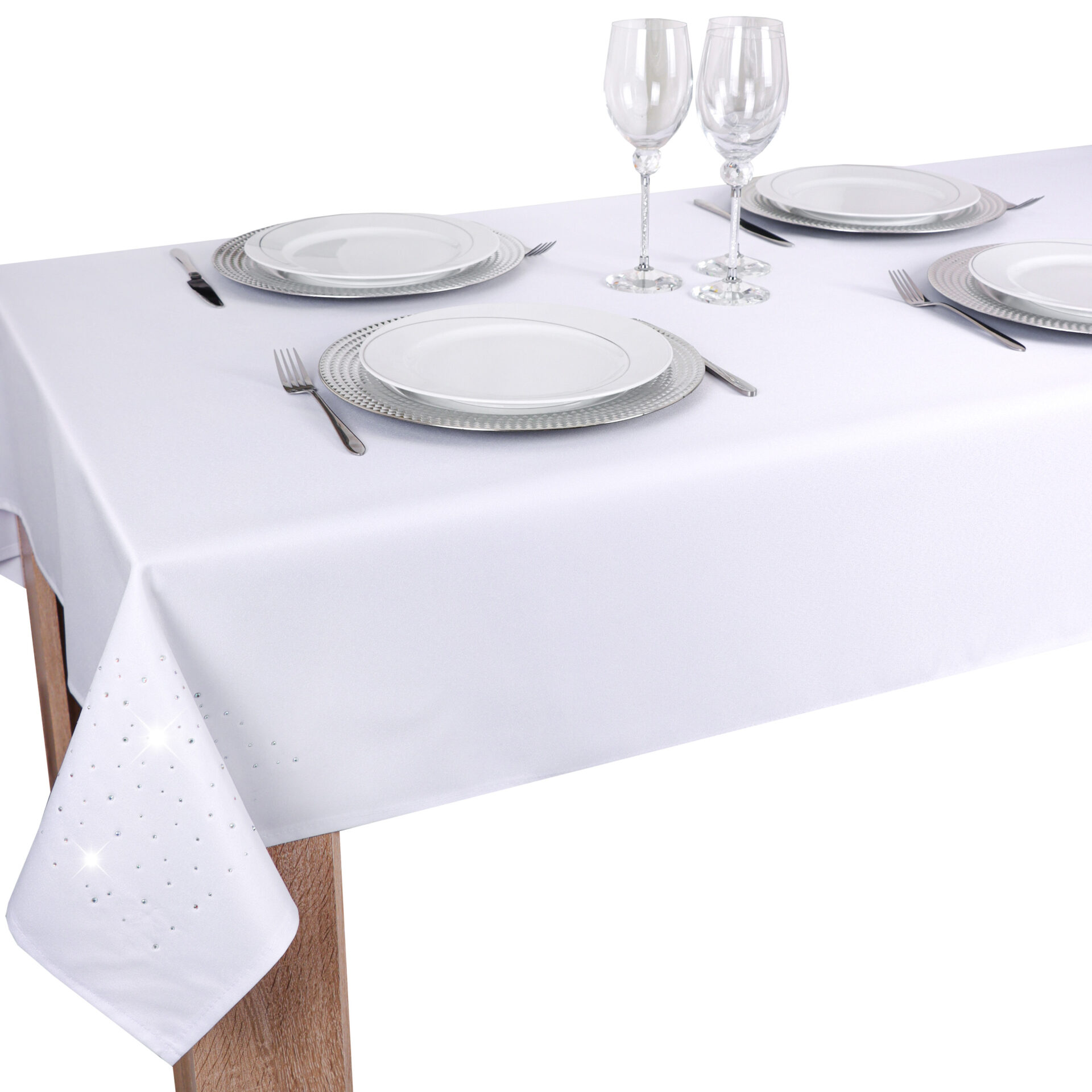 Obrus Krystal – Biały Obrus Krystal – Biały