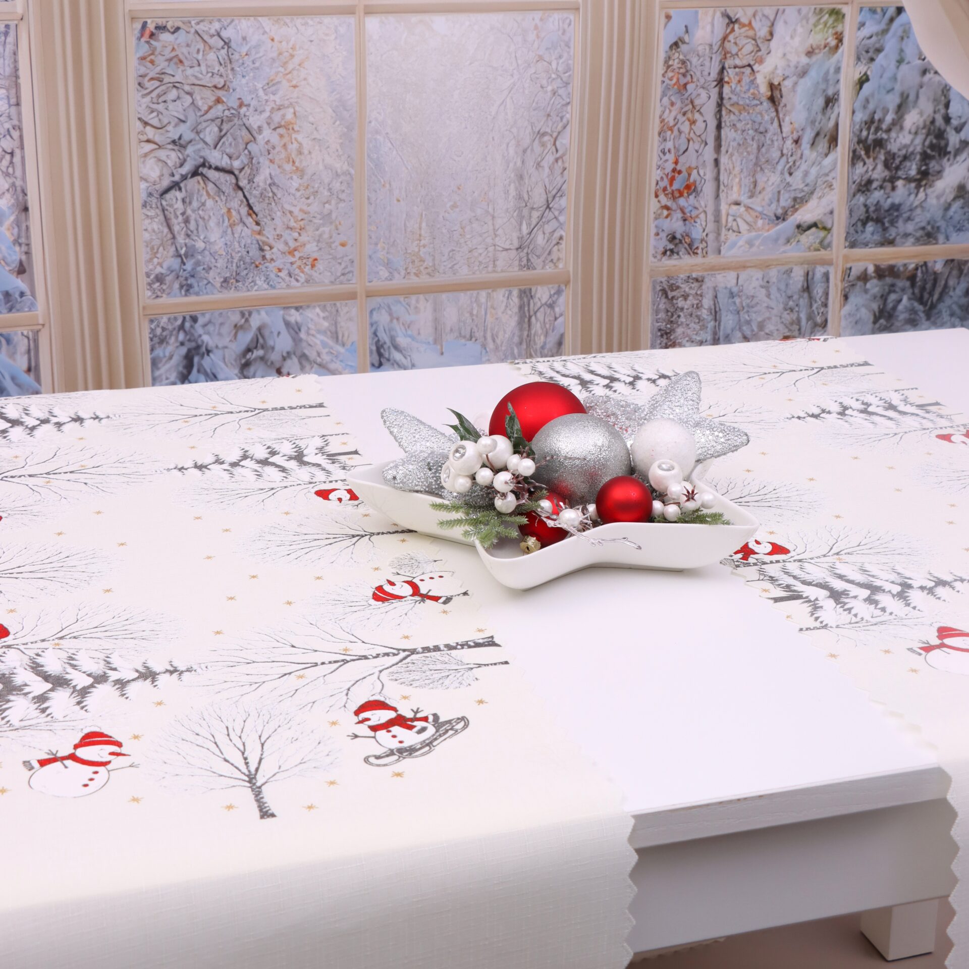 Obrus Świąteczny Bałwanki – Ekri Obrus Świąteczny Bałwanki – Ekri