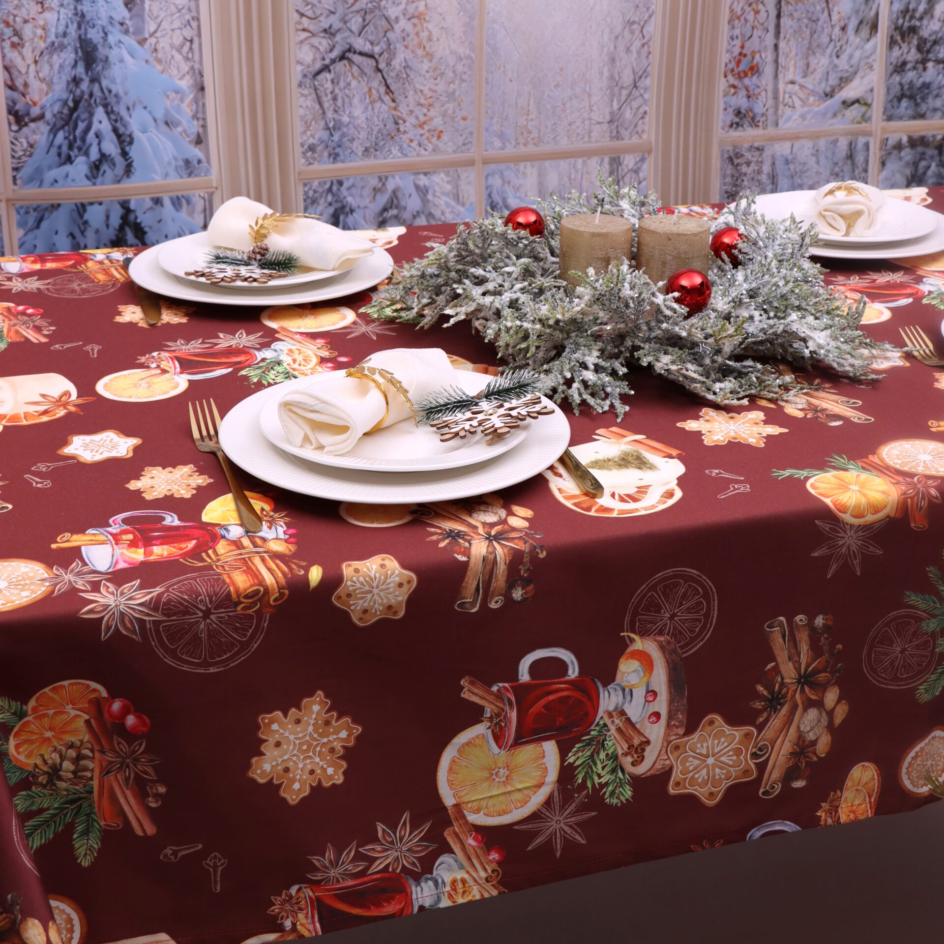 Obrus na Boże Narodzenie -LUX 1532 Obrus na Boże Narodzenie -LUX 1532