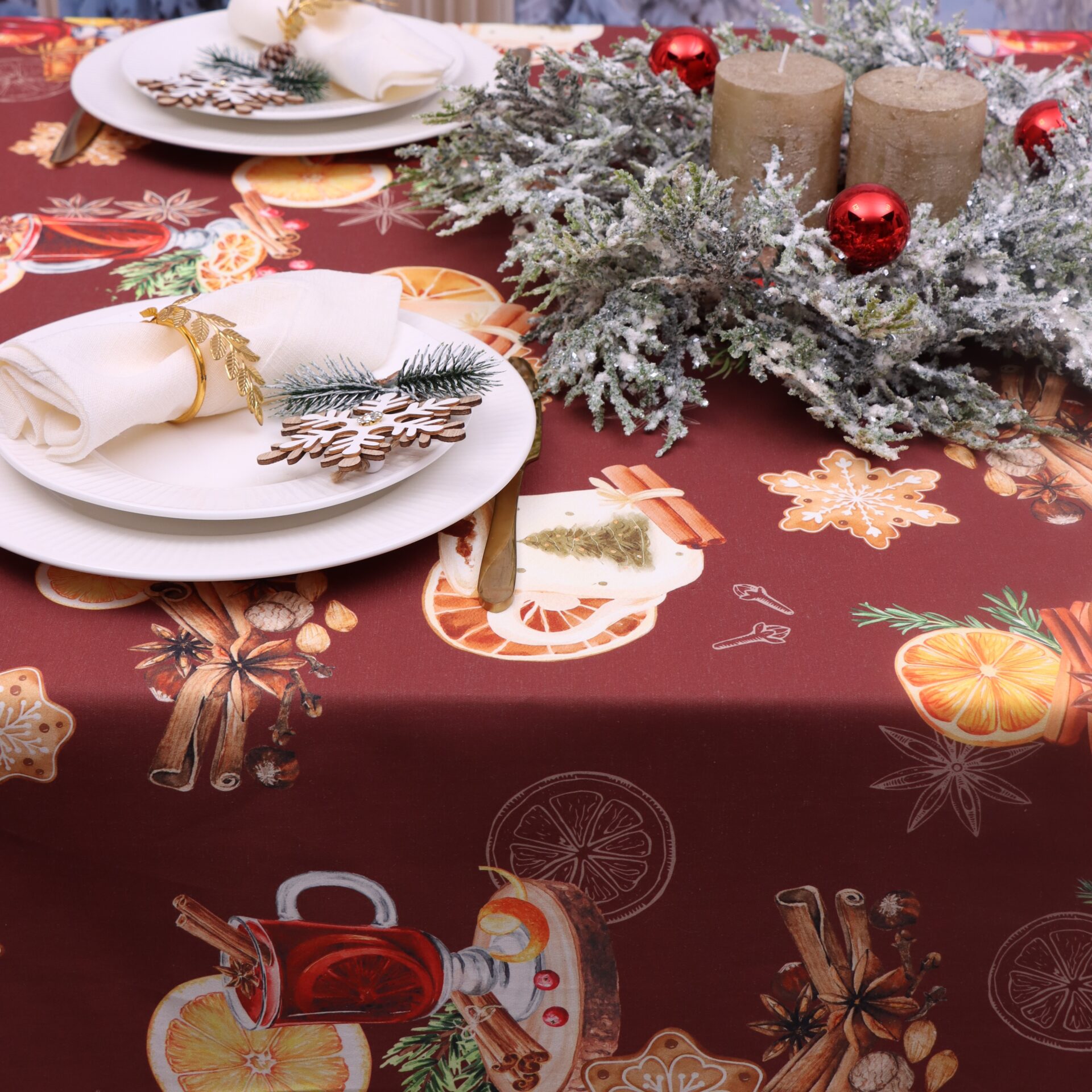 Obrus na Boże Narodzenie -LUX 1532 Obrus na Boże Narodzenie -LUX 1532