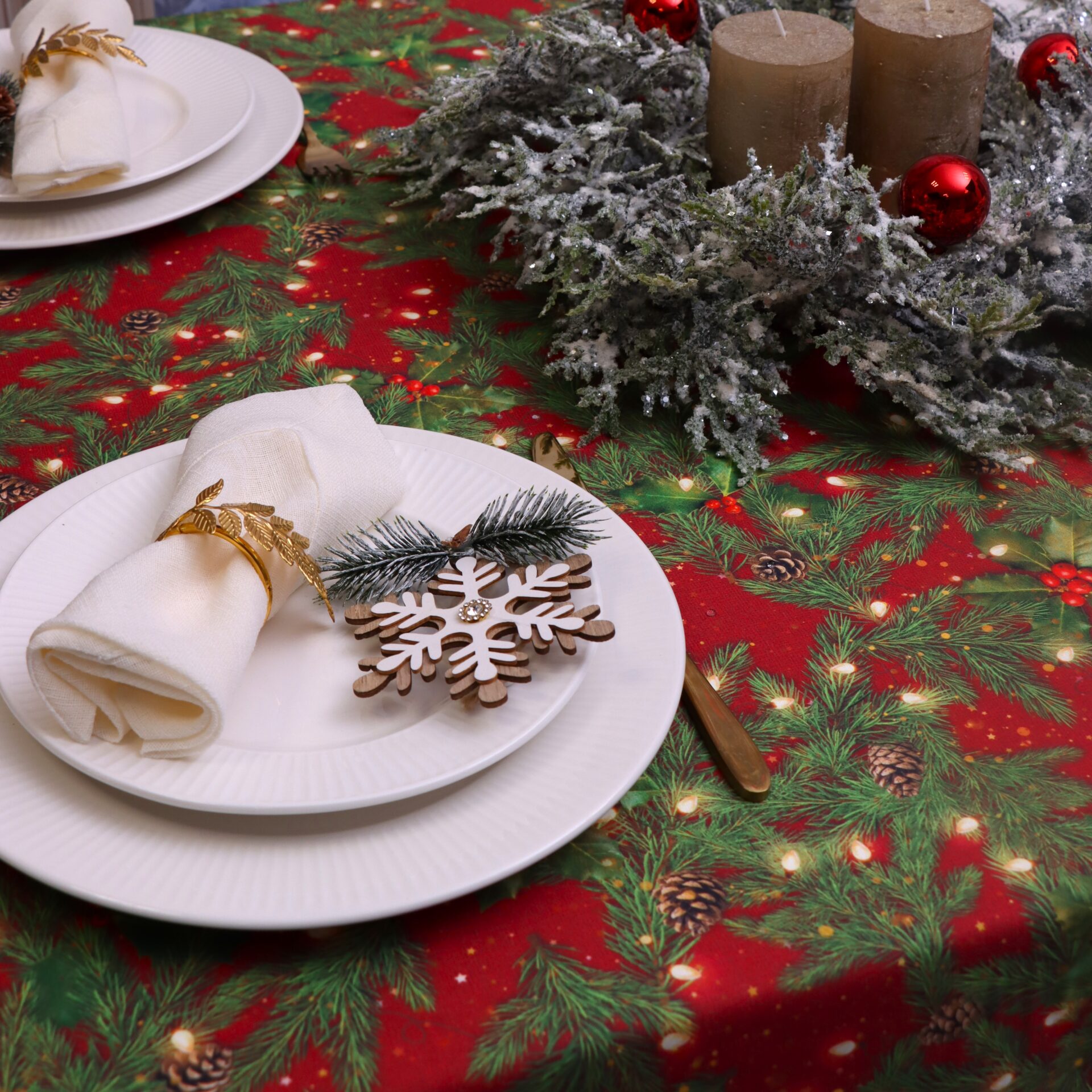 Obrus na Boże Narodzenie -LUX 1535 Obrus na Boże Narodzenie -LUX 1535