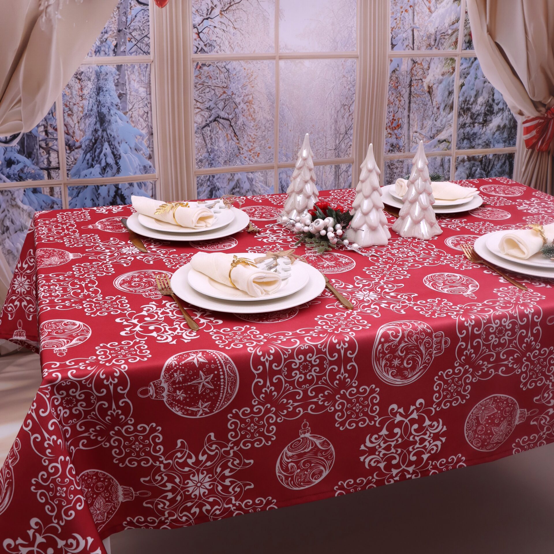Obrus na Boże Narodzenie -LUX 284-1 Obrus na Boże Narodzenie -LUX 284-1