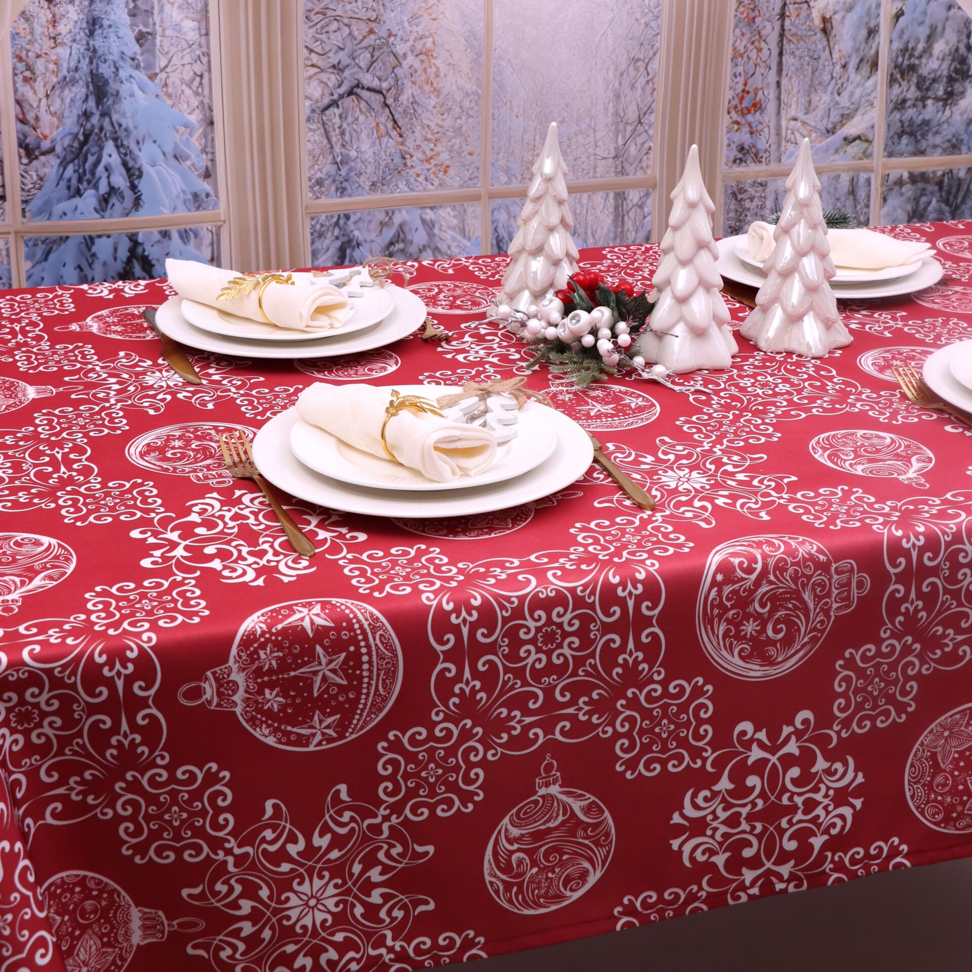 Obrus na Boże Narodzenie -LUX 284-1 Obrus na Boże Narodzenie -LUX 284-1