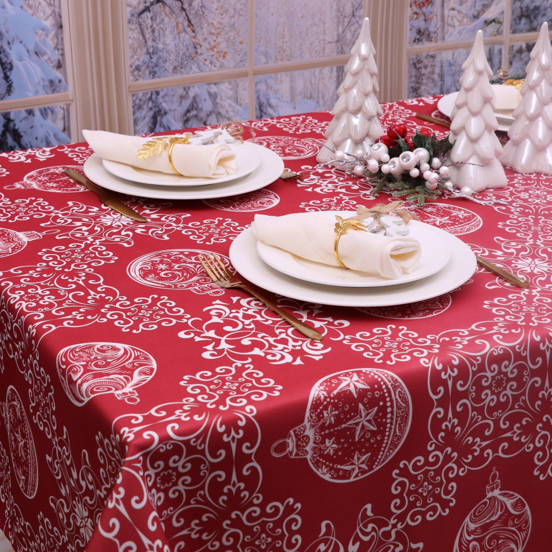 Obrus na Boże Narodzenie -LUX 284-1 Obrus na Boże Narodzenie -LUX 284-1