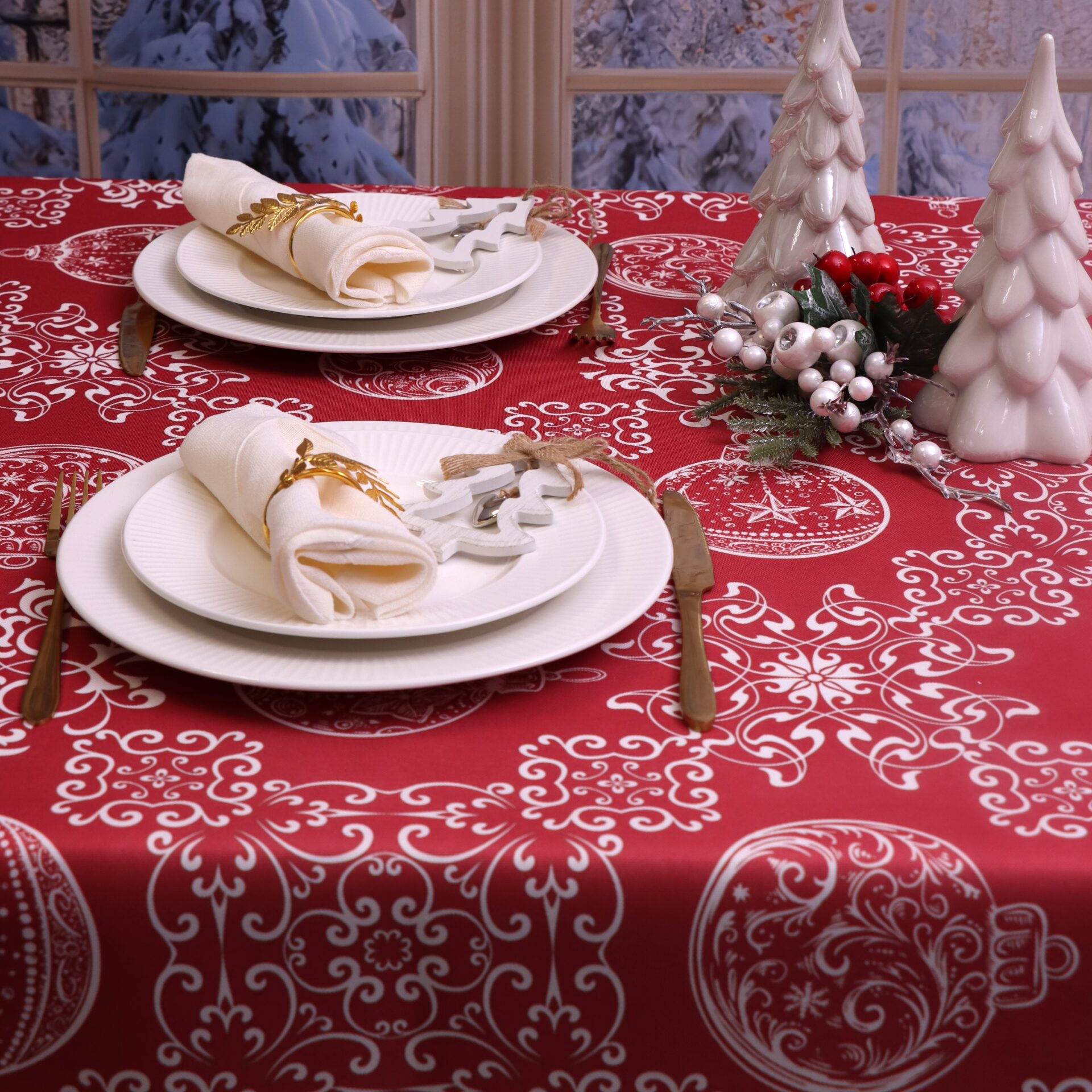 Obrus na Boże Narodzenie -LUX 284-1 Obrus na Boże Narodzenie -LUX 284-1