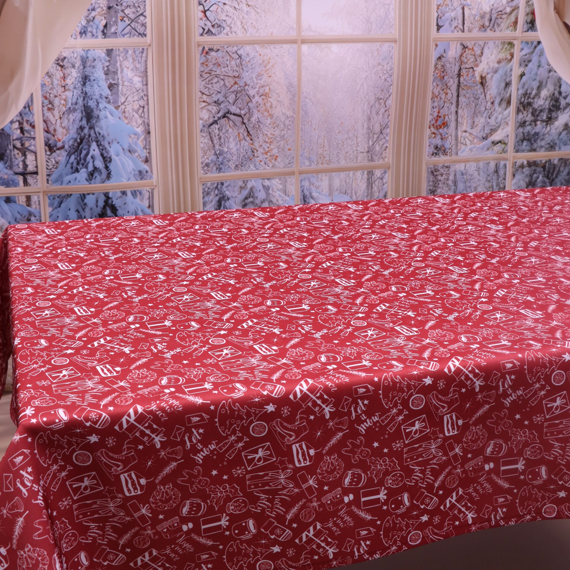 Obrus na Boże Narodzenie -LUX 283-2 Obrus na Boże Narodzenie -LUX 283-2