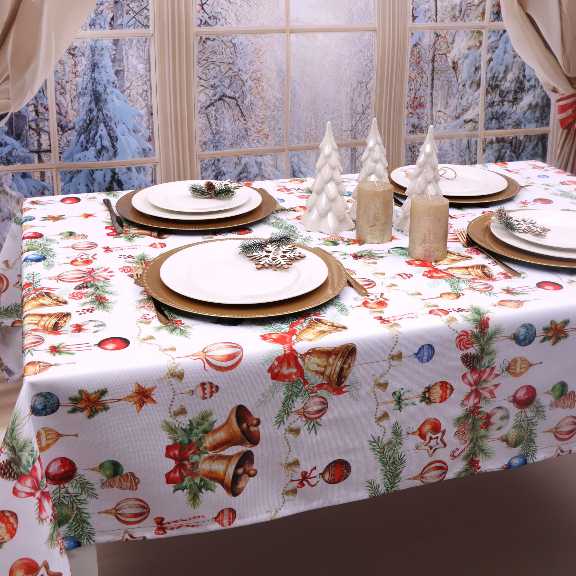 Obrus na Boże Narodzenie -LUX 1526 Obrus na Boże Narodzenie -LUX 1526