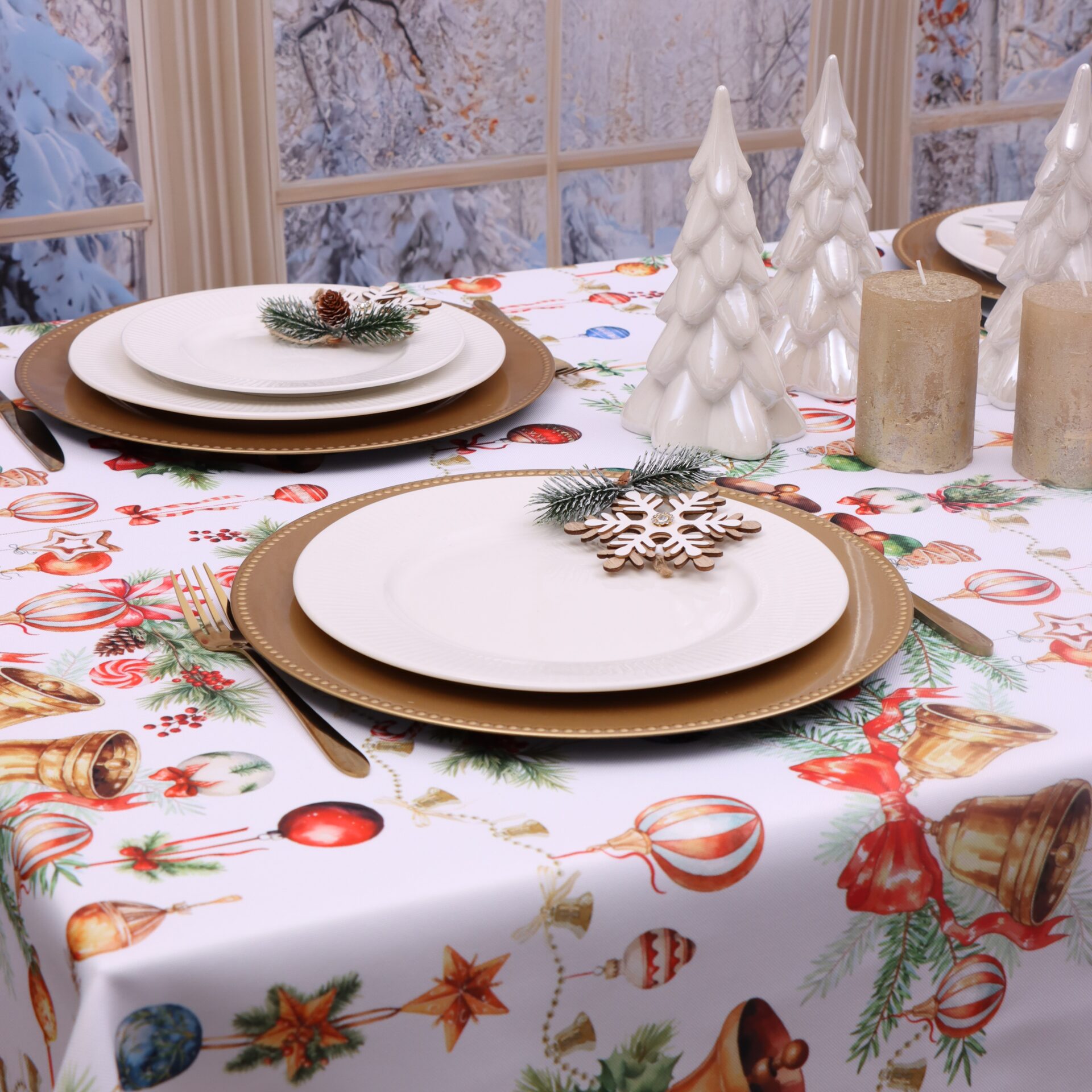 Obrus na Boże Narodzenie -LUX 1526 Obrus na Boże Narodzenie -LUX 1526