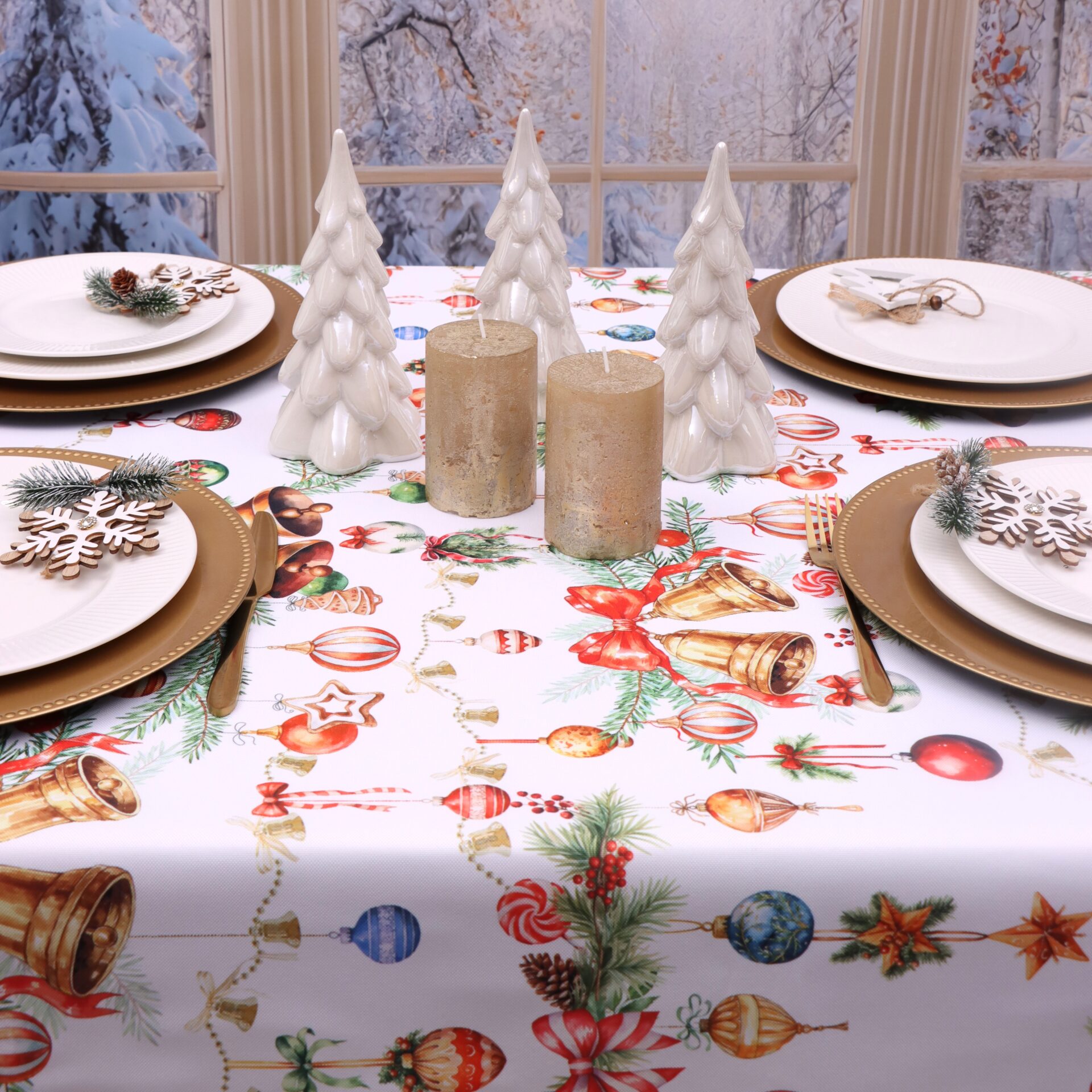 Obrus na Boże Narodzenie -LUX 1526 Obrus na Boże Narodzenie -LUX 1526