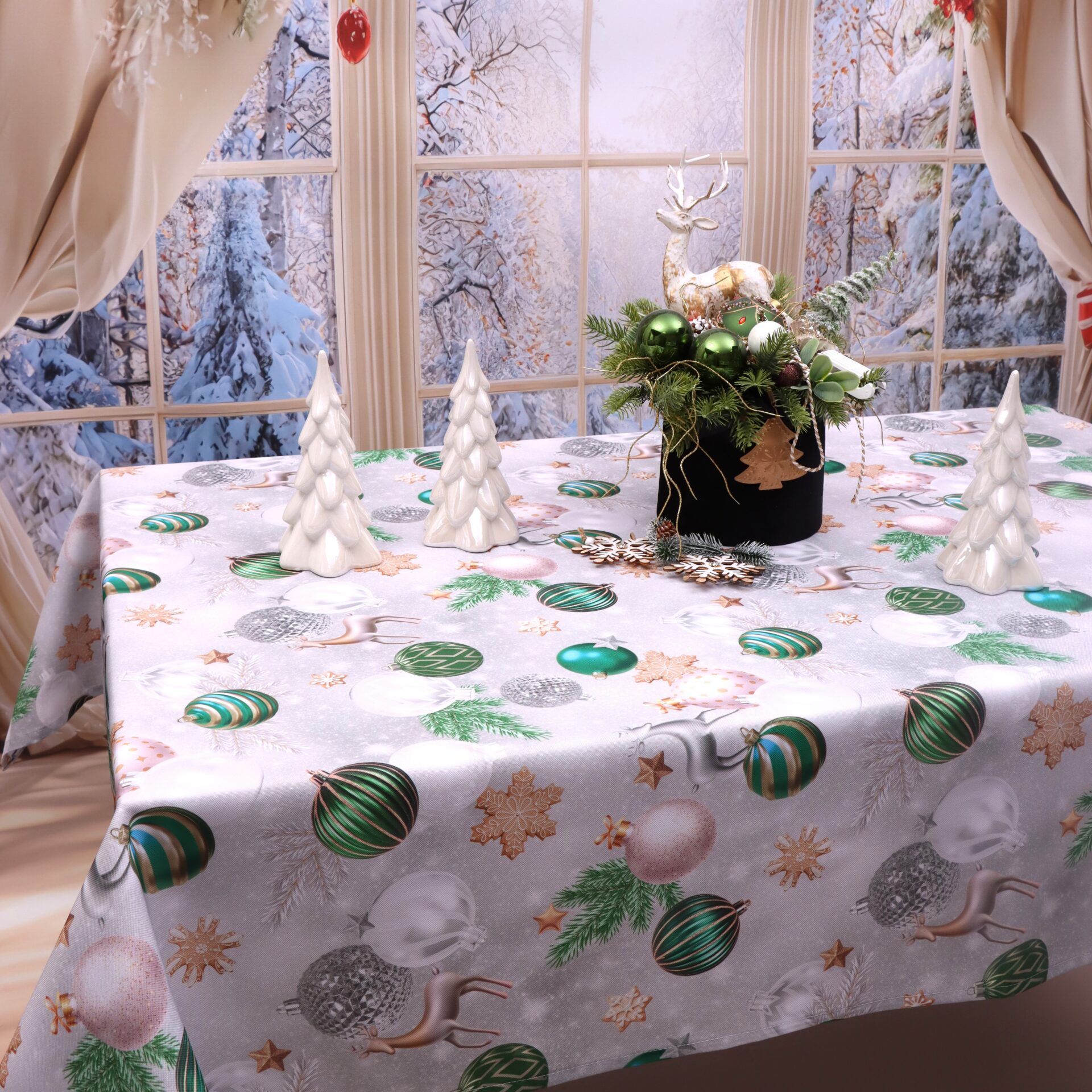 Obrus na Boże Narodzenie -LUX 1529 Obrus na Boże Narodzenie -LUX 1529