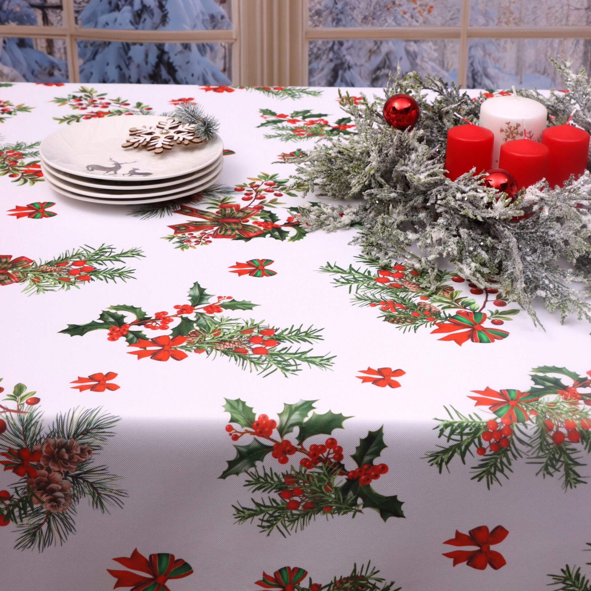 Obrus na Boże Narodzenie -LUX 1522 Obrus na Boże Narodzenie -LUX 1522