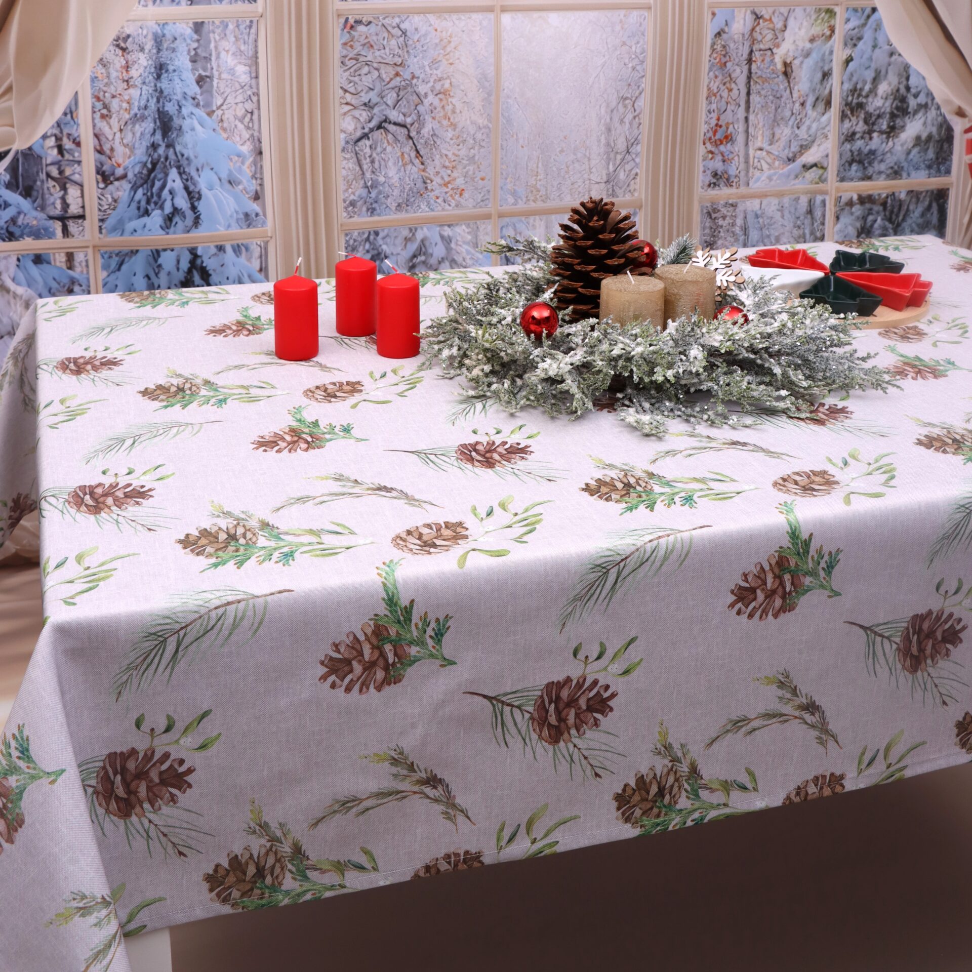 Obrus na Boże Narodzenie -LUX 275-1 Obrus na Boże Narodzenie -LUX 275-1