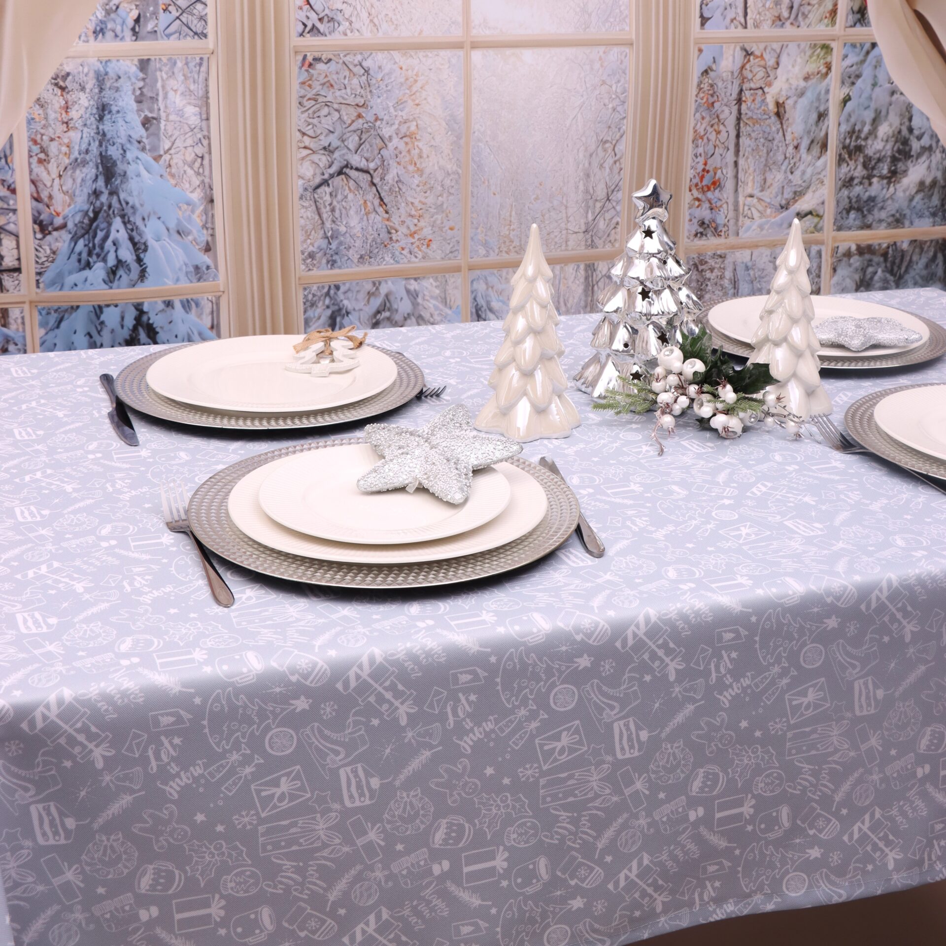 Obrus na Boże Narodzenie -LUX 283-1 Obrus na Boże Narodzenie -LUX 283-1