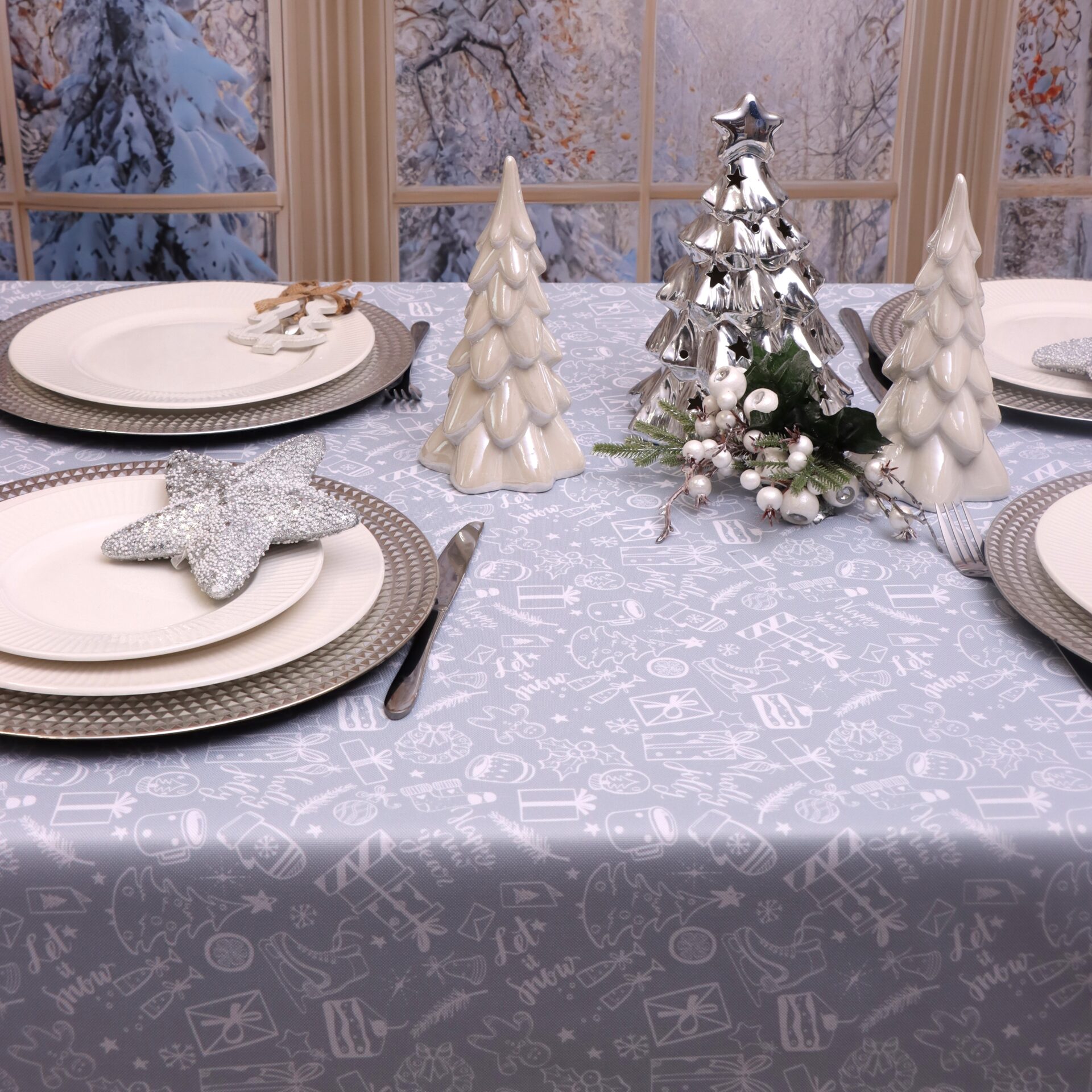 Obrus na Boże Narodzenie -LUX 283-1 Obrus na Boże Narodzenie -LUX 283-1