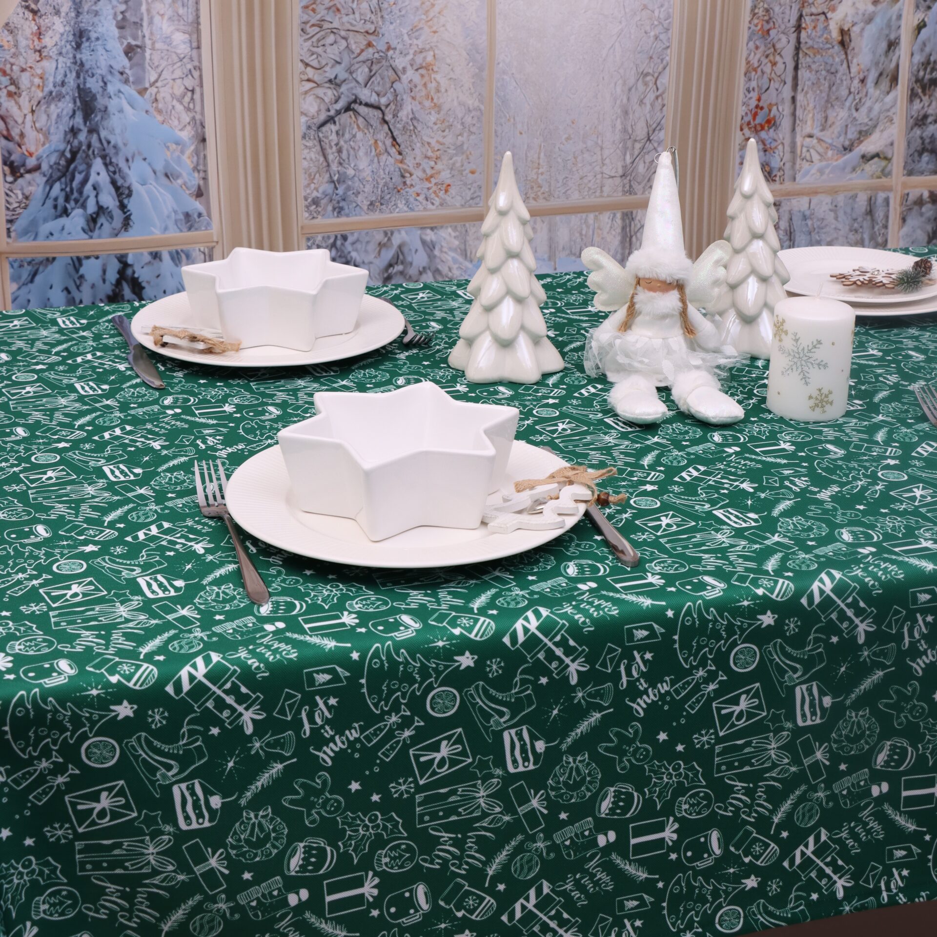 Obrus na Boże Narodzenie -LUX 283-5 Obrus na Boże Narodzenie -LUX 283-5