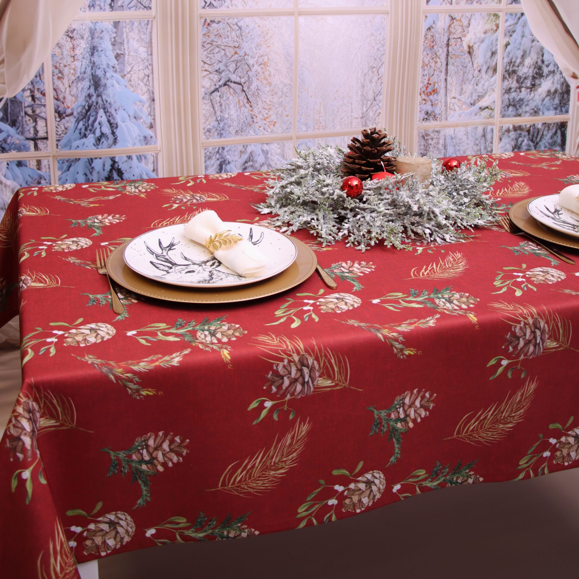 Obrus na Boże Narodzenie -LUX 275-4 Obrus na Boże Narodzenie -LUX 275-4
