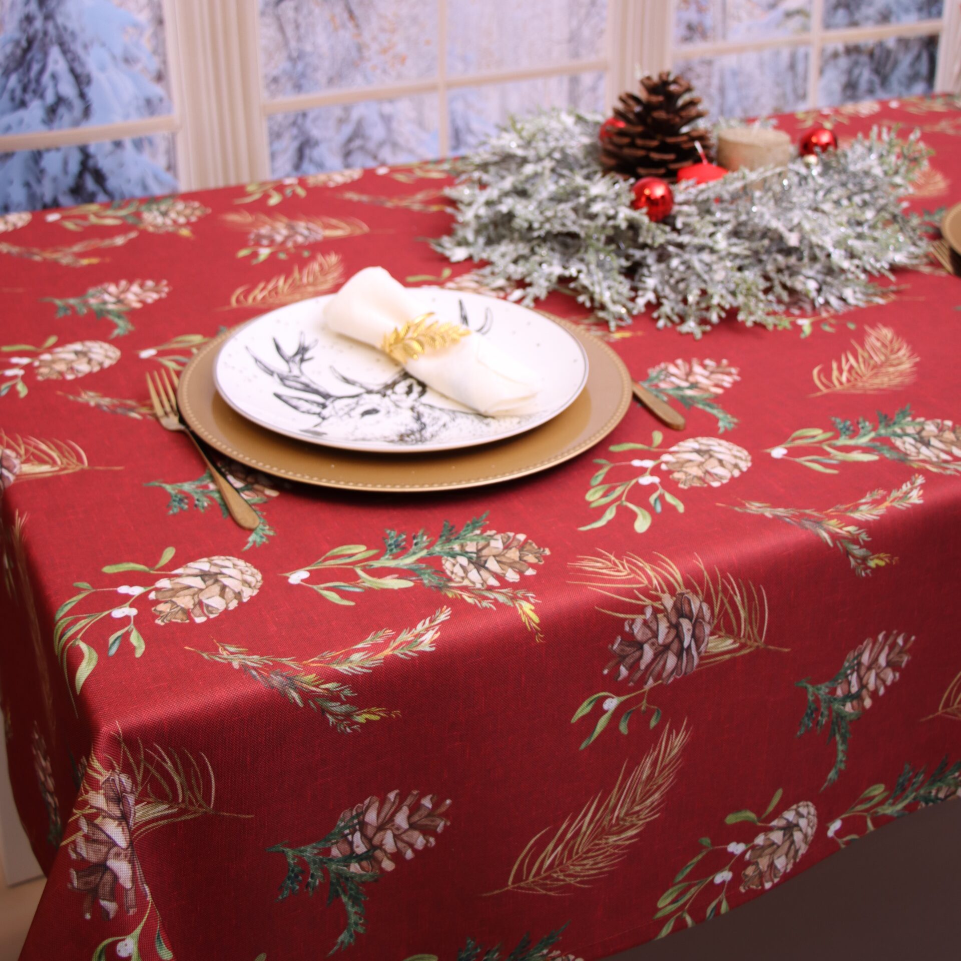 Obrus na Boże Narodzenie -LUX 275-4 Obrus na Boże Narodzenie -LUX 275-4