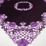 Bieżnik haftowany 60/120 -fiolet Bieżnik haftowany 60/120 -fiolet