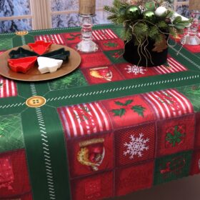 Obrus Świąteczny Boże Narodzenie – Krata