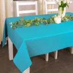 Tkanina matowa, gładka, dekoracyjna Panama Turkus Tkanina matowa, gładka, dekoracyjna Panama Turkus