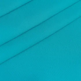 Tkanina matowa, gładka, dekoracyjna Panama Turkus